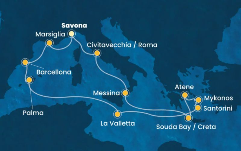 CROCIERA BALEARI MALTA GRECIA 15 GG - DA SAVONA